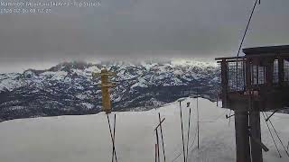Mammoth Mountain top timelapse