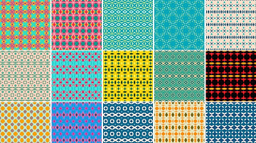 Half Brick Repeat Patterns - 02 | Repeat Pattern Design