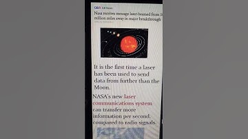 NASA Received Message 10 Million Miles Away - NASA has developed a fast laser communication system.🌍