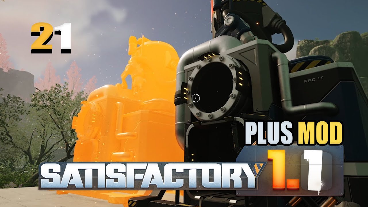 Satisfactory Plus Mod 🏭 #21 - Algal Mass wird endlich verarbeitet - YouTube