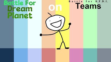 If Battle for Dream Planet Characters were on BFB Teams