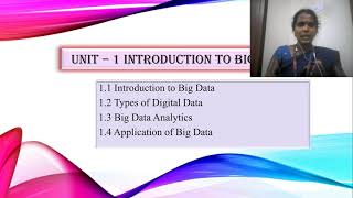 Introduction to Big Data Lecture by T Selva Banu Priya