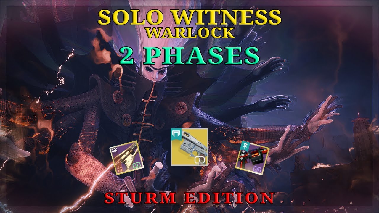 Solo Witness 2 Phases Sturm Edition (Warlock) - Destiny 2 Ash & Iron