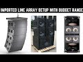Imported Line Array Setup In Budget Range 15inch 3way Line array Package Amplifier