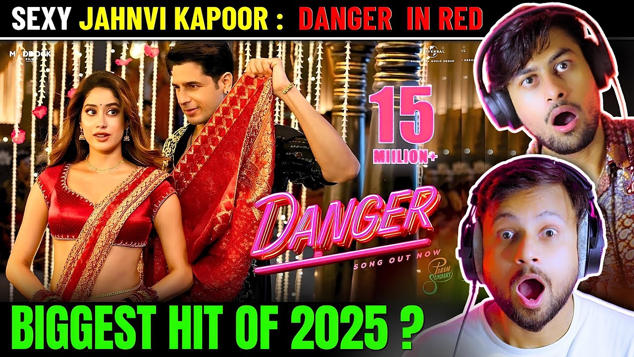 Danger - Param Sundari Song Reaction | Sidharth M, Janhvi K | Sachin-Jigar, Vishal Dadlani | TRB