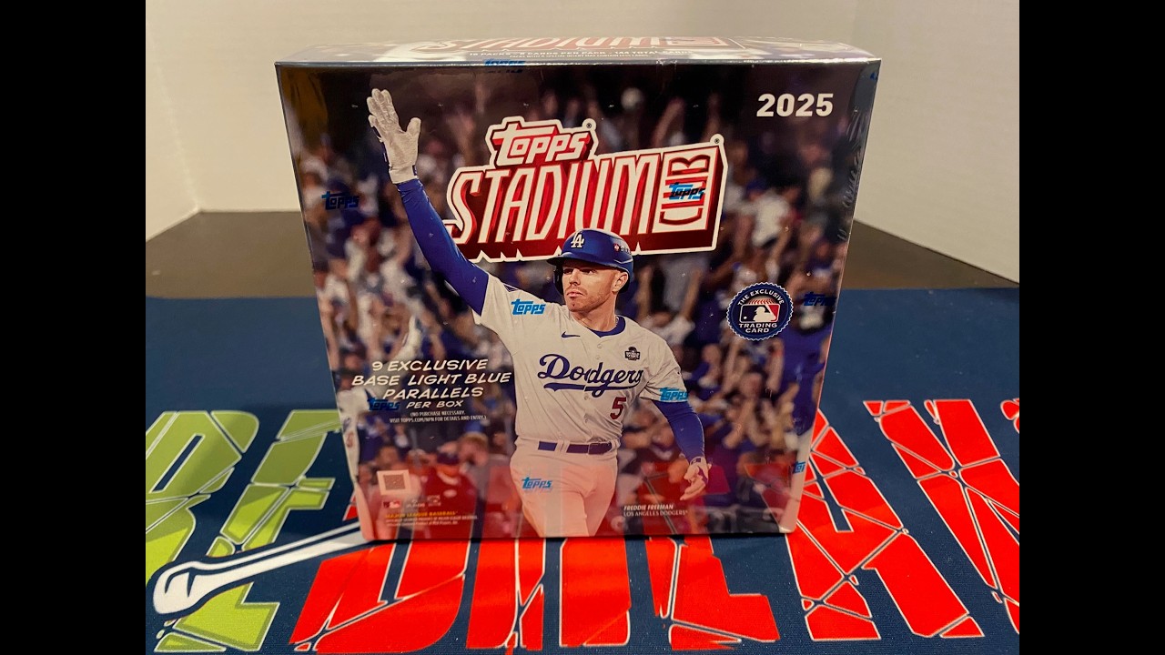 Opening A 2025 Topps Stadium Club Mega Box! Seeing If These Are The Value For Your Buck!