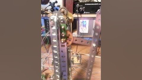 arduino controlled meccano needle loom