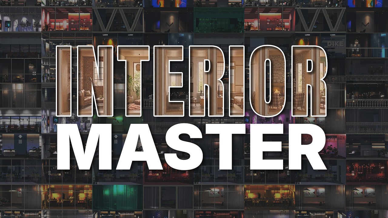 INTERIORMASTER Trailer - Advanced Atlased Parallax Interior Mapping Shader Solution for Unity6 URP
