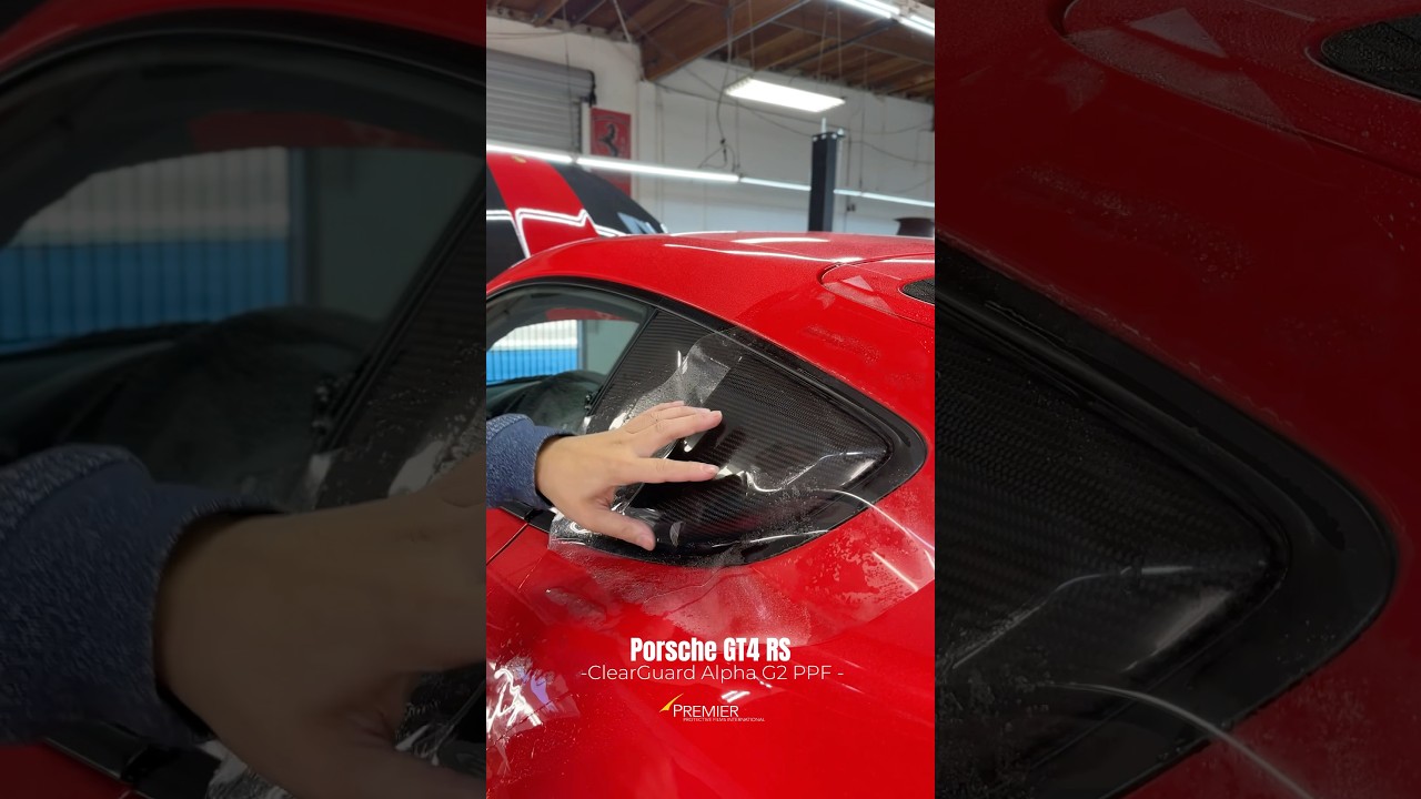 Porsche GT4 RS | Carbon Fiber Vent - PPF Installation