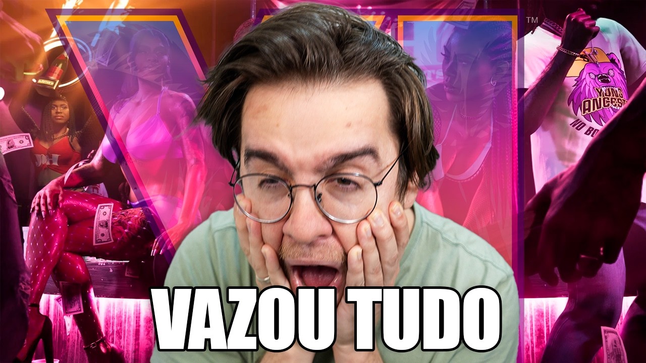 comentando TODOS os vazamentos do GTA 6 (bizarro)