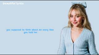 Sabrina Carpenter - Don’t smile lyrics  Profile