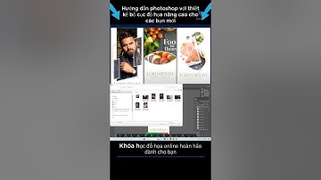 Hướng dẩn photoshop với thiết kế bố cục đồ họa nâng cao cho các bạn mới #shorts