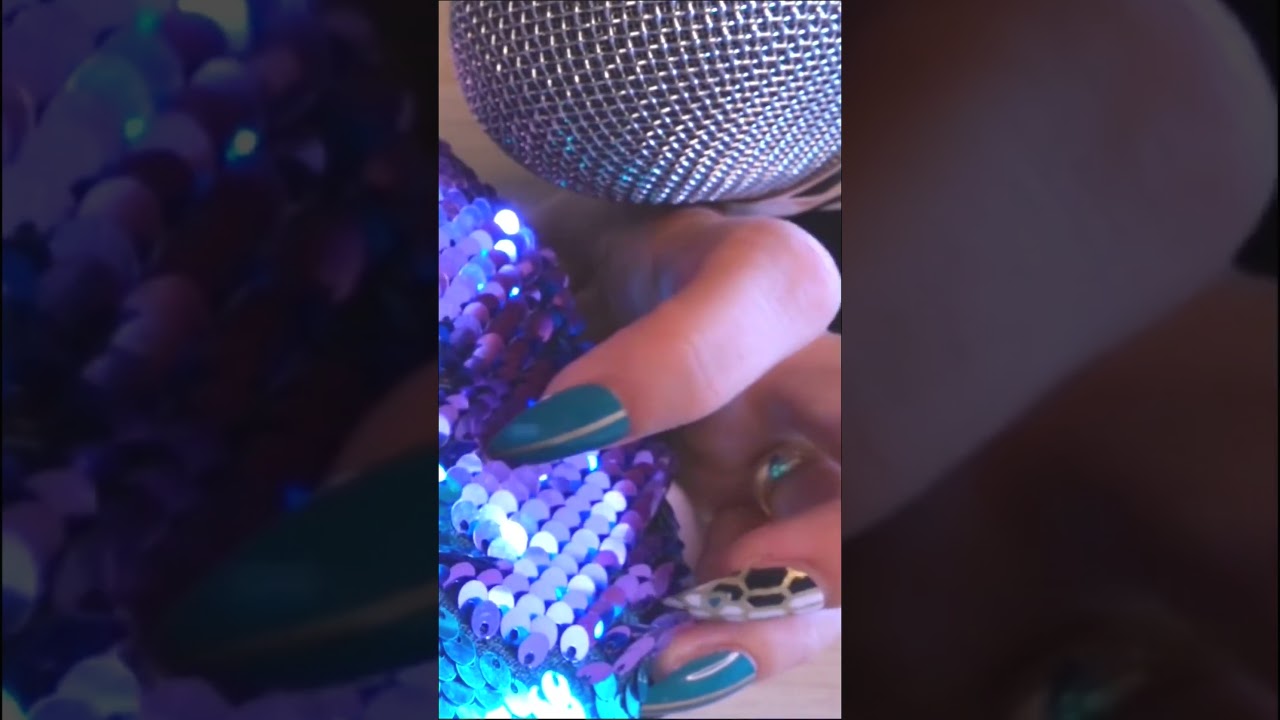 ASMR Reversible Sequins Scratching ❤️ 