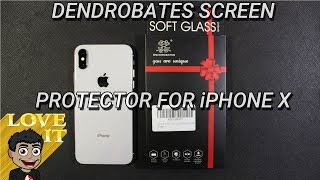 iPhone X Dendrobates Soft Glass Screen Protector