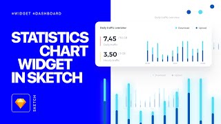 Secrets of creating Statistics chart widget UI in Sketch