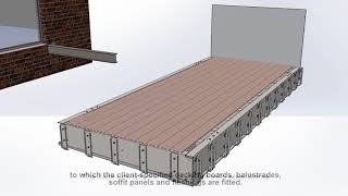 Off Site Manufactured Modular Balconies - The Perch Swiftfit Balcony by Arc Engineering