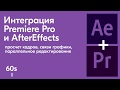 After Effects + Premiere Pro за 1 минуту