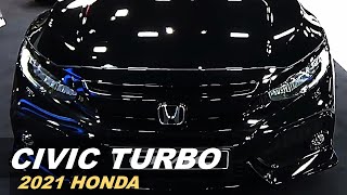 21 Honda Civic Turbo Affordable Super Black Best Sedan Review Youtube