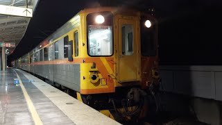 DR1000 臺鐵 2025.03.15 [4輛支線柴客] 內灣線列車 駛離載客終點竹中【區間車 1833次】TR DR1000 4-Car Train No. 1833 Zhu-Zhong Dep.