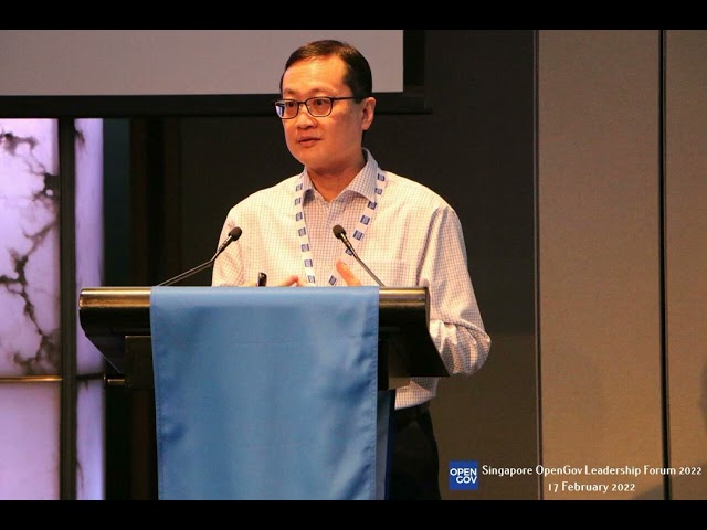 Thumbnail for DCE's presentation at the Singapore OpenGov Leadership Forum Video