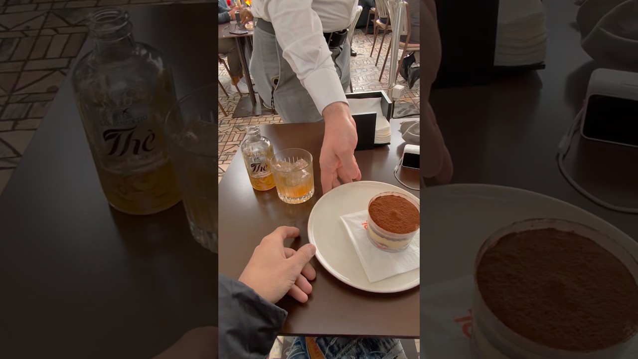 Давайте насладимся тирамису на террасе Aperol в Милане 🇮🇹🔥