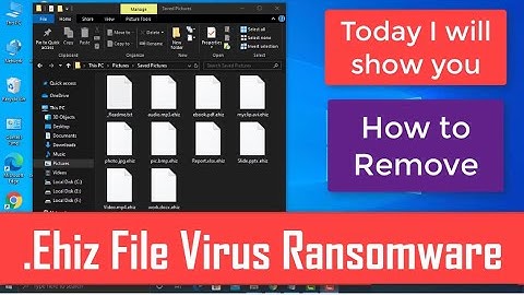 Ehiz File Virus [Ehiz Ransomware] Removal + Decrypt .ehiz files