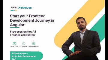 Start your Frontend Development Journey in Angular