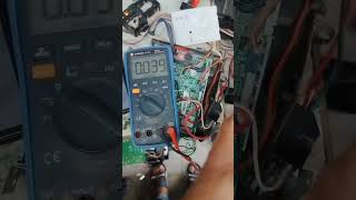 💯👉🤗Hitachi inverter AC 9 time blink error code PCB repair solution🫷👍 #electrical