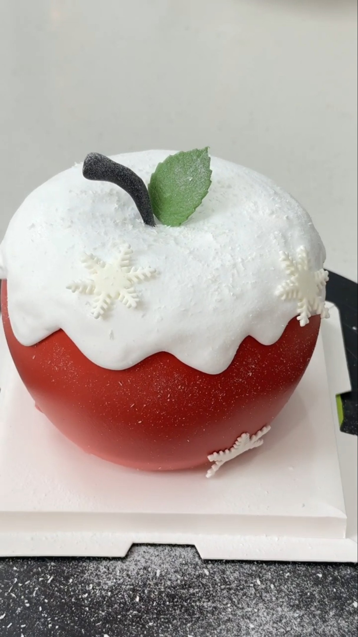 97 Christmas Apple Making #inscake #I'm a cake maker #cake #shorts