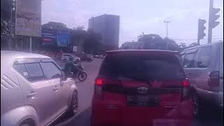 Perjalanan dari Jl Veteran-Jl Kapt. A. Rivai- Jl. Balap Sepeda - JL.Angkatan 45 Palembang