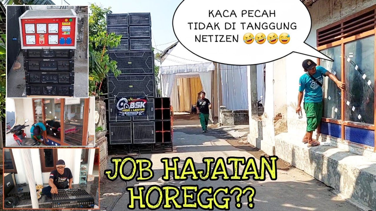 CEKSOUND JOB HAJATAN NDESO // AWAS KACA....🏠🏠