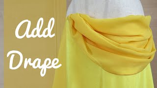 How to Add Drape to Belly Dance Skirts (super easy!)