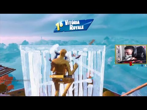 VOLTEI - Primeira Vitoria em Live - Fortnite Battle Royale - B