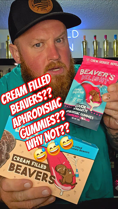 Cream filled beavers? Aphrodisiac gummies? why not?😅😅 #liquorwhaaat #novelty #aphrodisiac #chocolate