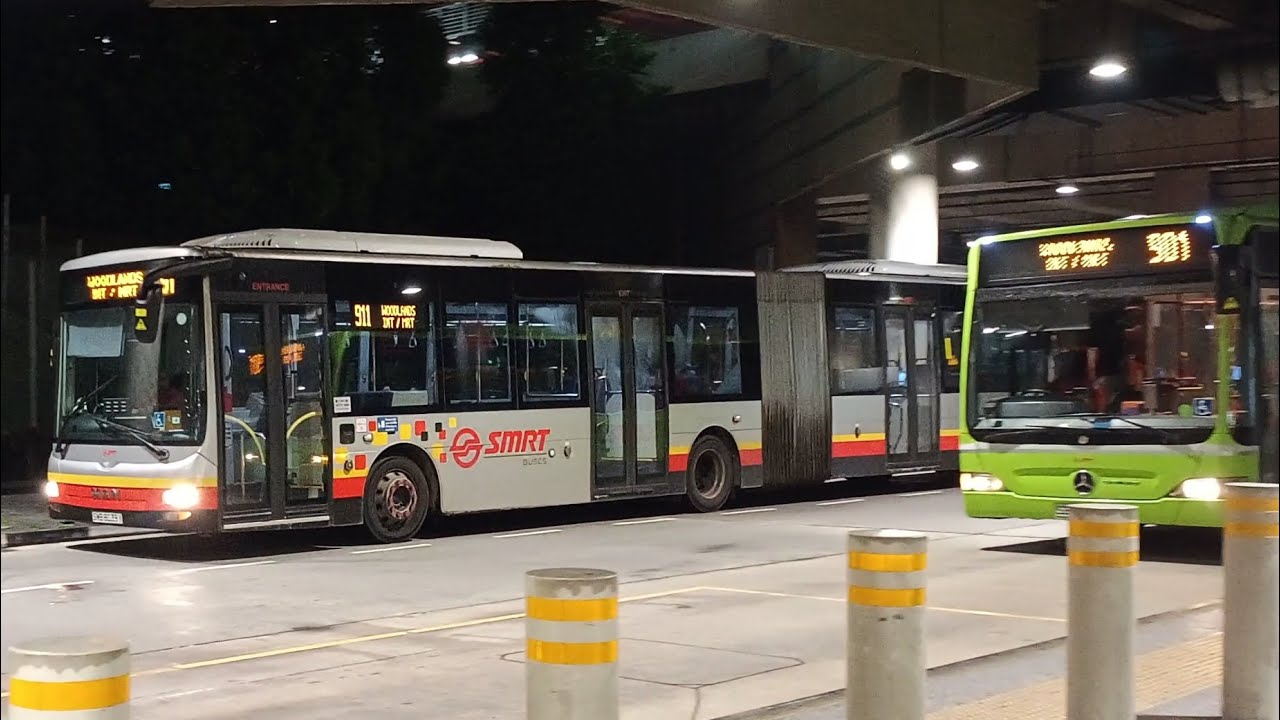 [23時04分] SMB8039Y 911 (AP) SBS6390K 901 (AP) - SMRT Svc911 West Loop ...