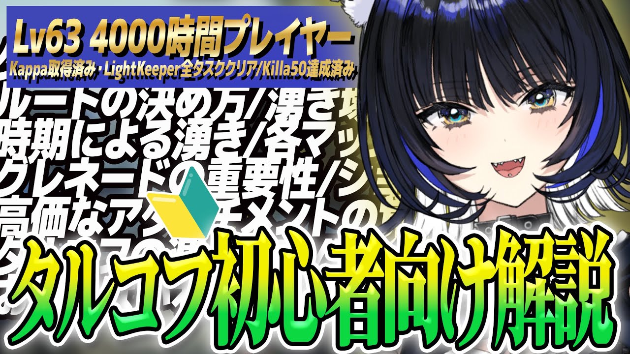 見る専も必見!! ”もっと”タルコフを楽しむための初心者解説!!【EFT】vtuber