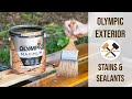 Weatherproofing Cedar Shutters with Olympic Stains & Sealants