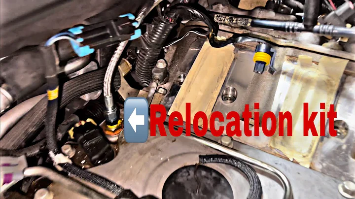 How to remove intake manifold and relocate oil pressure sensor on a C5 Corvette ￼