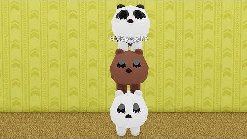How to get WE BARE BEARS BACKROOMS MORPH in Backrooms Morphs (ROBLOX)