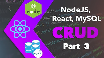 CRUD Tutorial - ReactJS, NodeJS, MySQL [Part 3]