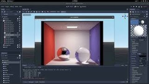 Cornell box demo with specular materials