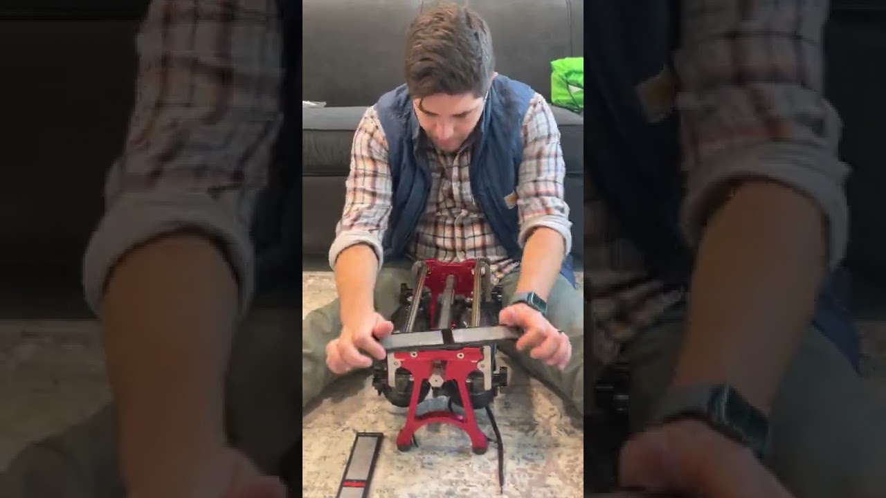 How to sharpen your speed skates.