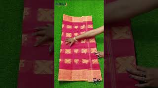 Dipdiya Red Pure Cotton Suparna Buti Tant Saree 760