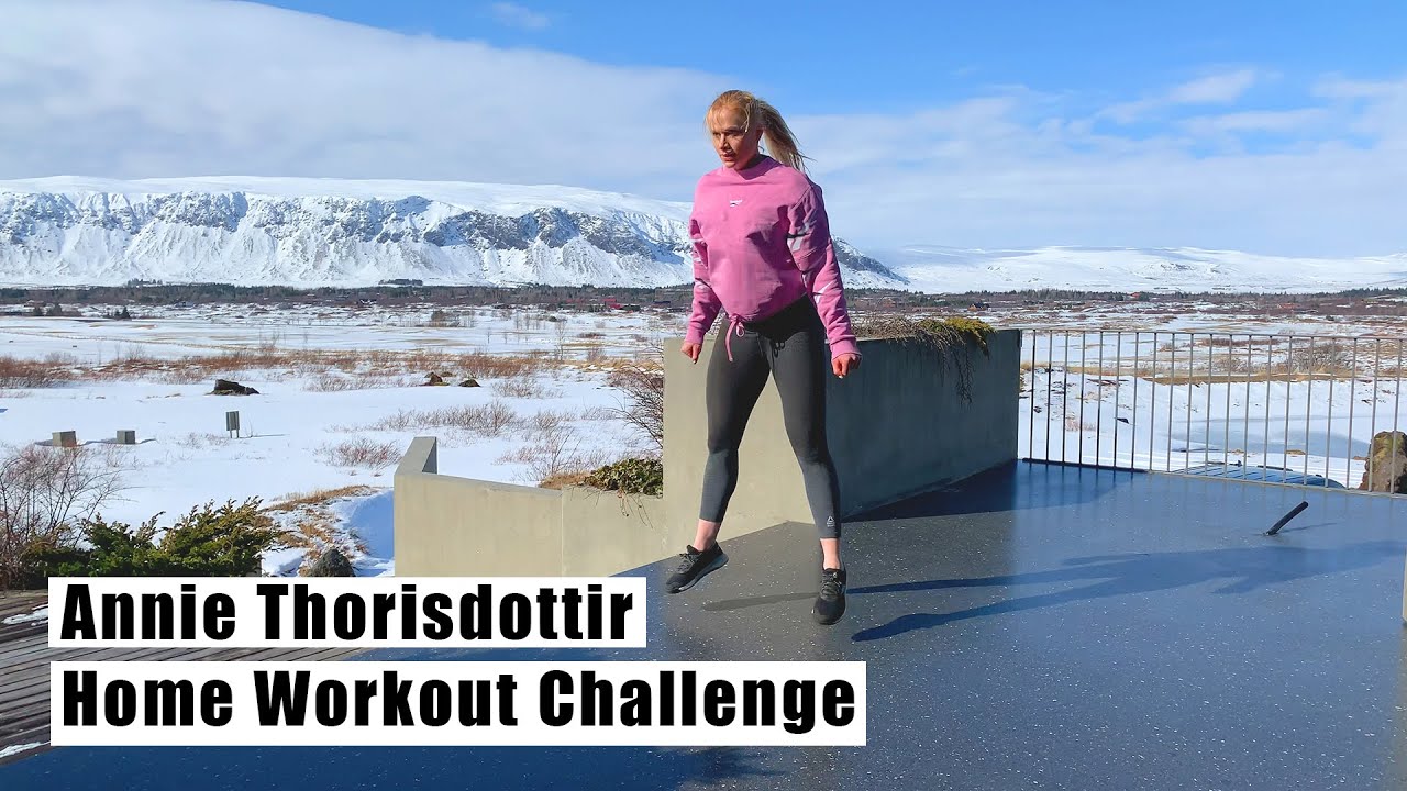 Day 7 Home Workout ANNIE THORISDOTTIR Tabata Air Squat / Jump
