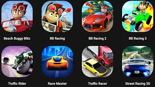 Beach Buggy Racing 3,BB Racing 2,Traffic Rider,Street Racing 3D,Race Master 3D,Traffic Ricer screenshot 1