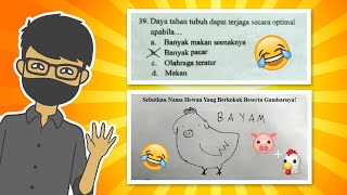 JAWABAN UJIAN BOCIL INI LUCU DAN NGAKAK BANGET!! part 3 screenshot 5