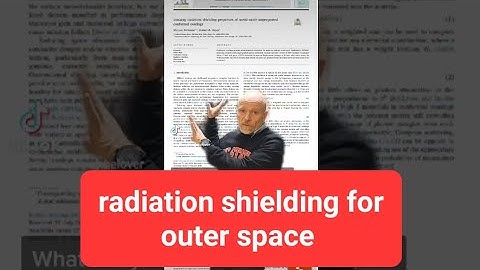 Novel radiation shielding materials for space missions.