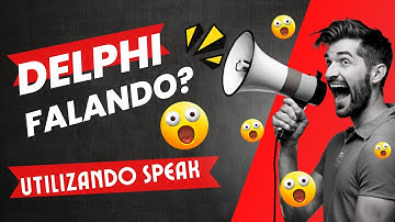 Utilizando Voice no Delphi, fazendo a aplicação falar