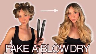 Fake a Blowout with your Hair Straightener | ghd Big Bouncy Curls