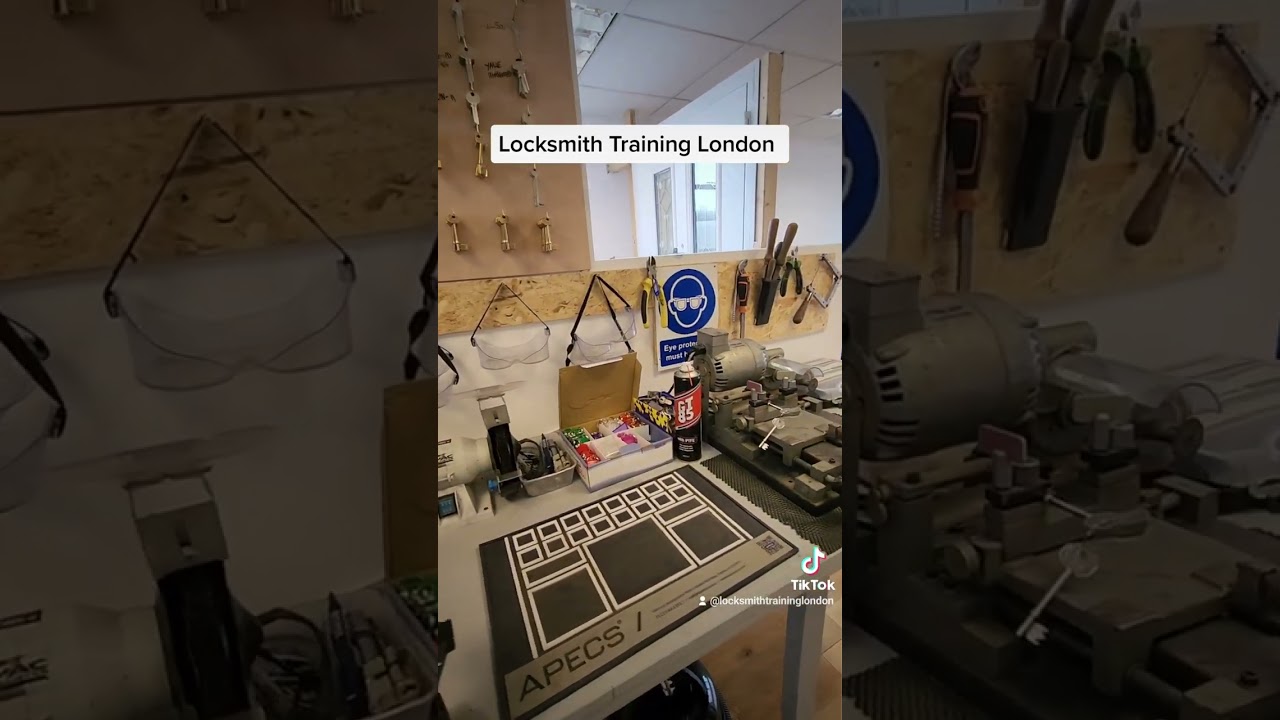 Locksmith Training London workshop. check the website for courses www.locksmithtraininglondon.co.uk
